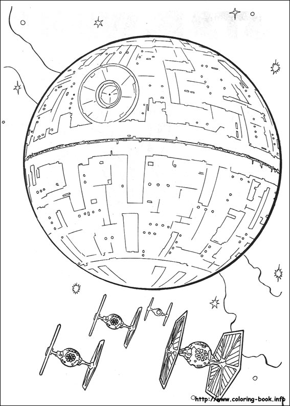 Star Wars coloring picture